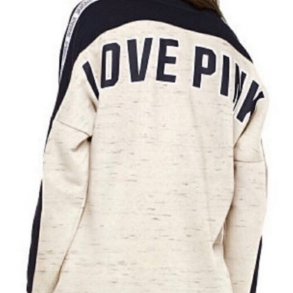 Victoria’s Secret PINK Varsity Pullover Sweatshirt - Picture 2 of 5